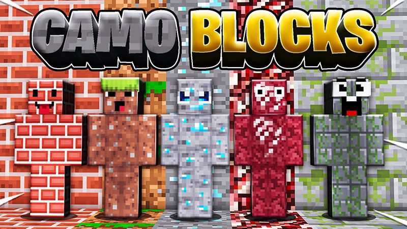 Camo Blocks on the Minecraft Marketplace by The Lucky Petals