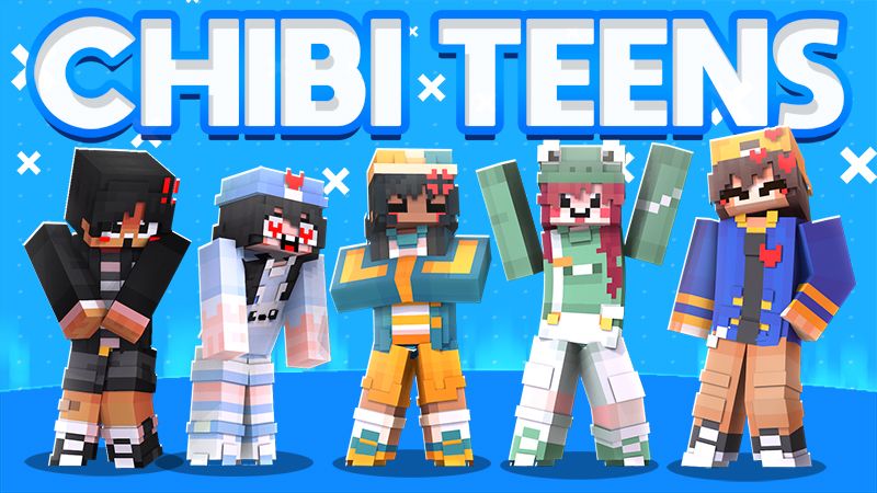 Chibi Teens on the Minecraft Marketplace by The Lucky Petals