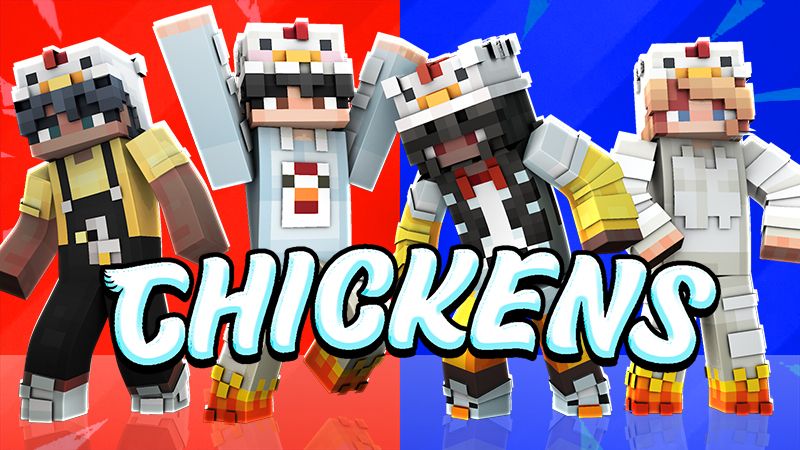 Chickens on the Minecraft Marketplace by The Lucky Petals