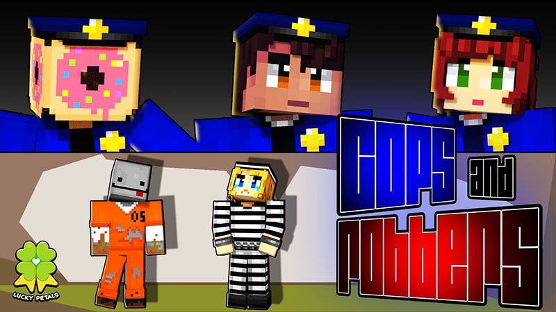 Cops and Robbers HD on the Minecraft Marketplace by The Lucky Petals