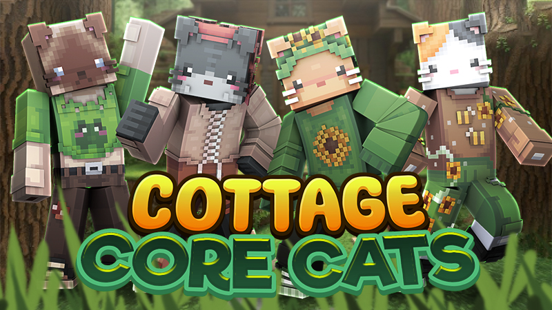 Cottage Core Cats on the Minecraft Marketplace by The Lucky Petals