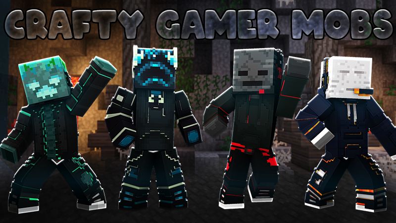 Crafty Gamer Mobs on the Minecraft Marketplace by The Lucky Petals