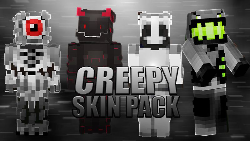 Creepy Skin Pack on the Minecraft Marketplace by The Lucky Petals