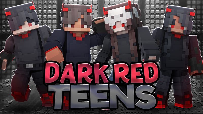 Dark Red Teens on the Minecraft Marketplace by The Lucky Petals