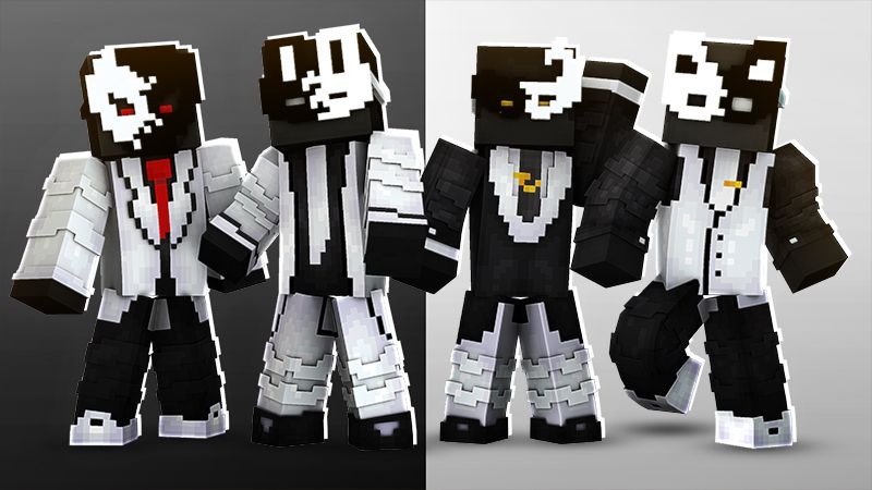 Dark Suits on the Minecraft Marketplace by The Lucky Petals