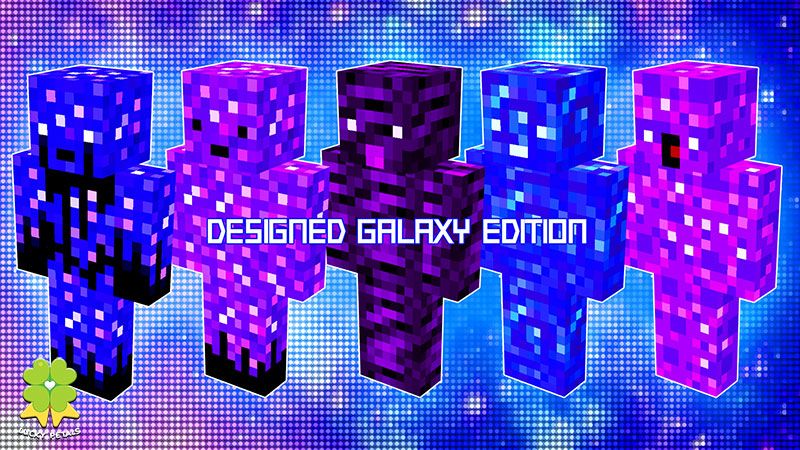 Designed Galaxy Edition on the Minecraft Marketplace by The Lucky Petals