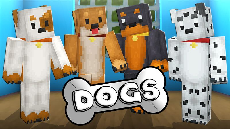 Dogs on the Minecraft Marketplace by The Lucky Petals