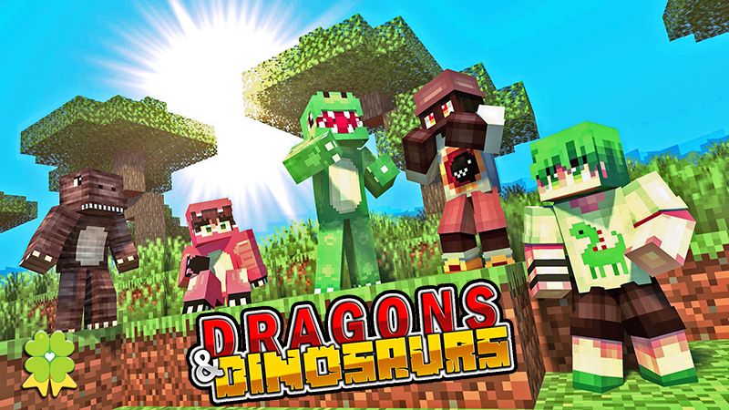 Dragons & Dinosaurs on the Minecraft Marketplace by The Lucky Petals