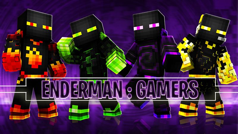 Enderman Gamers on the Minecraft Marketplace by The Lucky Petals