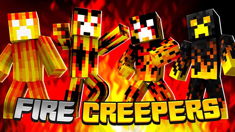 Fire Creepers on the Minecraft Marketplace by The Lucky Petals