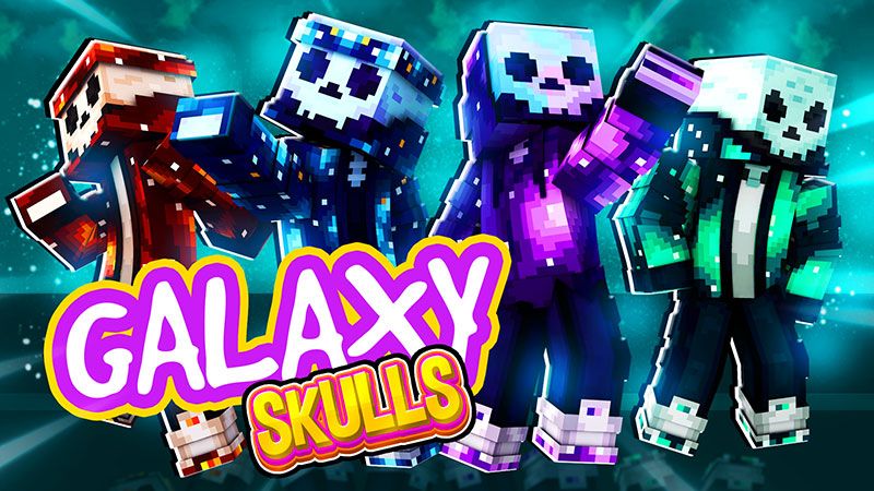 Galaxy Skulls on the Minecraft Marketplace by The Lucky Petals