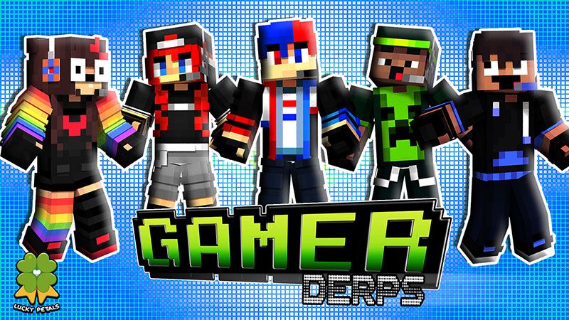 Gamer Derps on the Minecraft Marketplace by The Lucky Petals