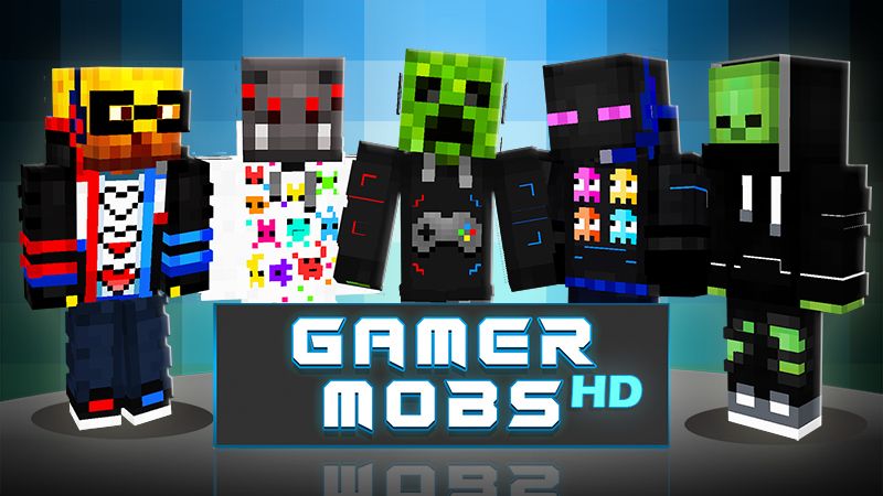 Gamer Mobs HD on the Minecraft Marketplace by The Lucky Petals