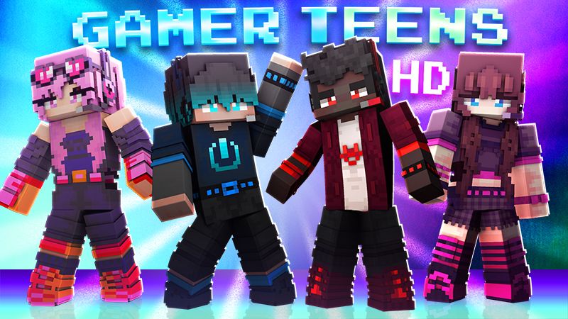 Gamer Teens HD on the Minecraft Marketplace by The Lucky Petals