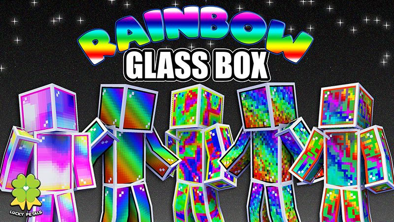 Glass Box Rainbow on the Minecraft Marketplace by The Lucky Petals