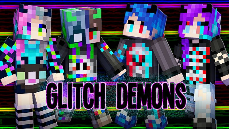 Glitch Demons on the Minecraft Marketplace by The Lucky Petals