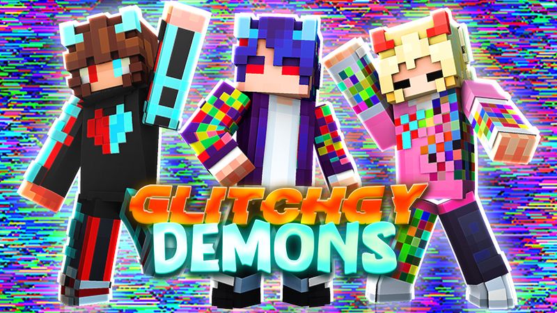 Glitchy Demons on the Minecraft Marketplace by The Lucky Petals