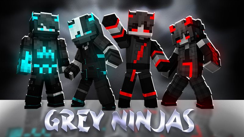 Grey Ninjas on the Minecraft Marketplace by The Lucky Petals