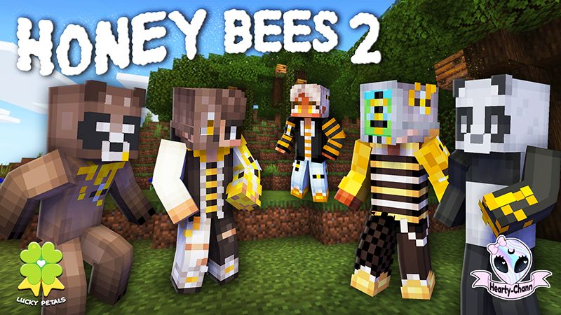 Honey Bees 2 on the Minecraft Marketplace by The Lucky Petals