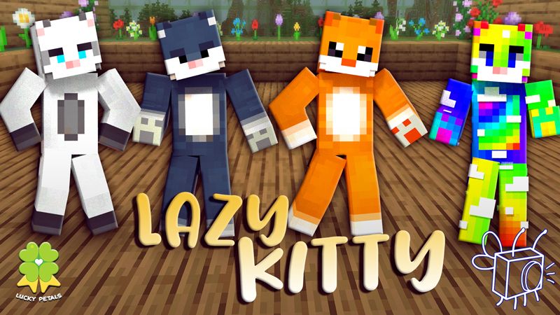 Lazy Kitty on the Minecraft Marketplace by The Lucky Petals