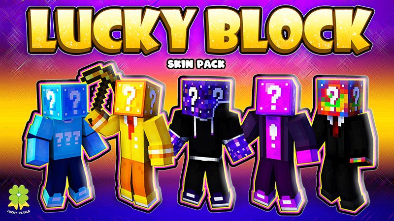 Lucky Block Skin Pack on the Minecraft Marketplace by The Lucky Petals