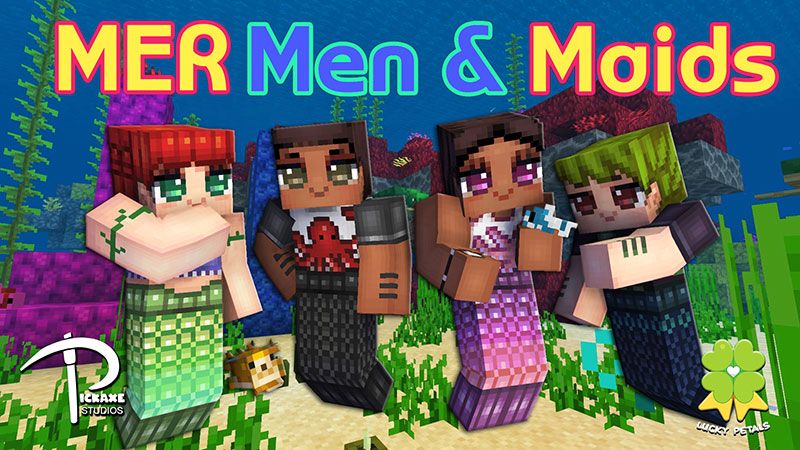 Mer Men and Maids on the Minecraft Marketplace by The Lucky Petals