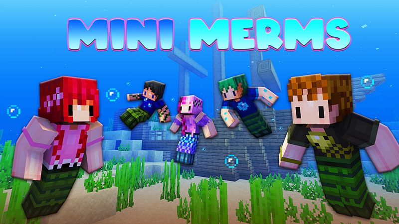 Mini Merms on the Minecraft Marketplace by The Lucky Petals