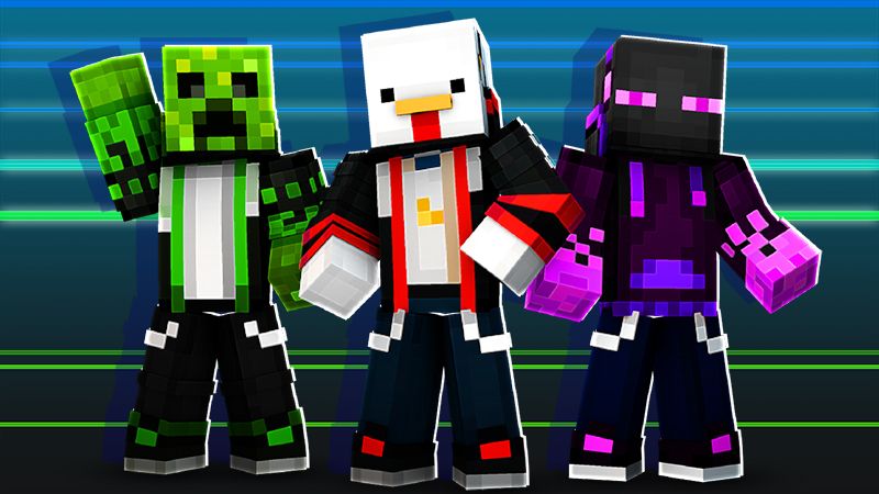 Mob Gamers on the Minecraft Marketplace by the-lucky-petals