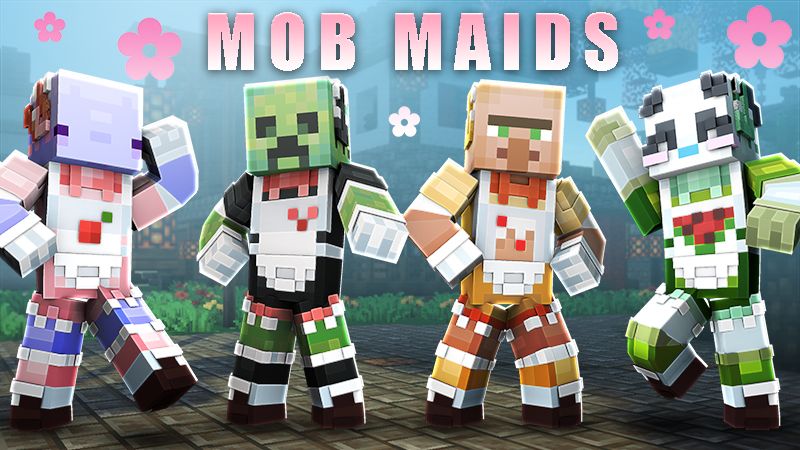 Mob Maids on the Minecraft Marketplace by The Lucky Petals