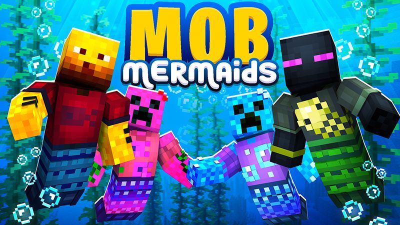 Mob Mermaids on the Minecraft Marketplace by The Lucky Petals