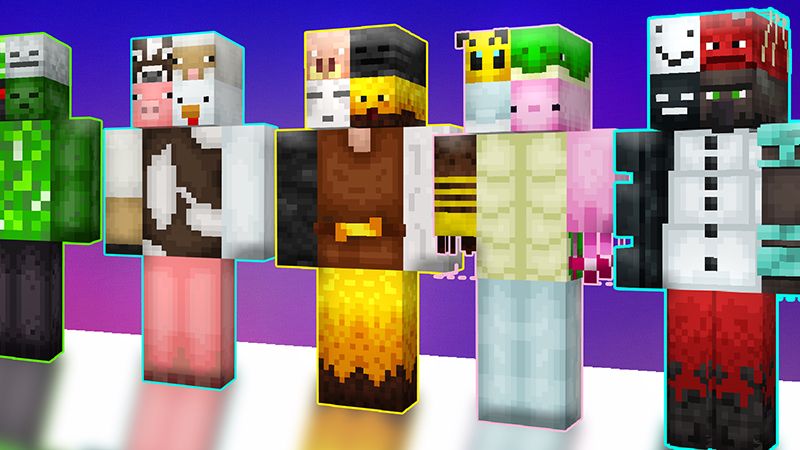 Mob Mix HD on the Minecraft Marketplace by The Lucky Petals