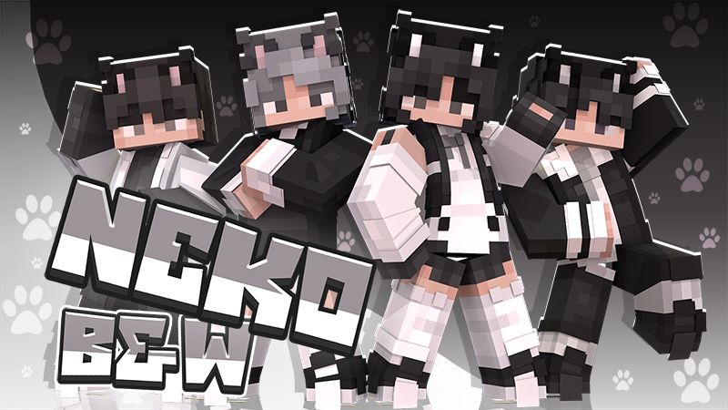 Neko B&W on the Minecraft Marketplace by The Lucky Petals