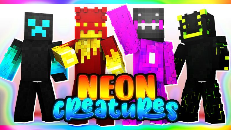 Neon Creatures on the Minecraft Marketplace by The Lucky Petals