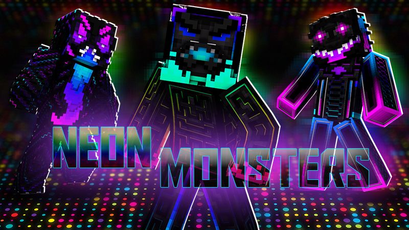 NEON MONSTERS on the Minecraft Marketplace by The Lucky Petals