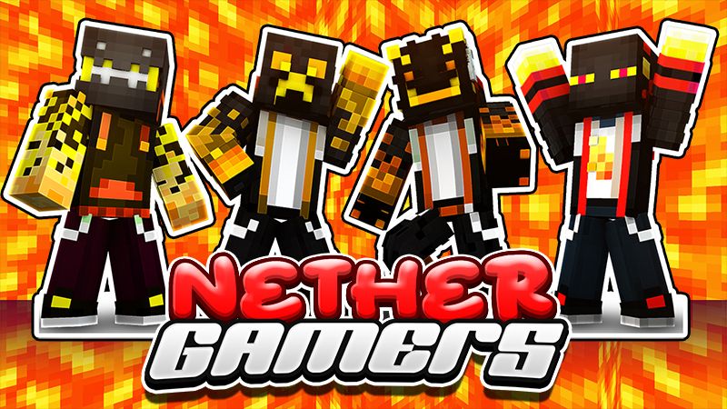 Nether Gamers on the Minecraft Marketplace by The Lucky Petals