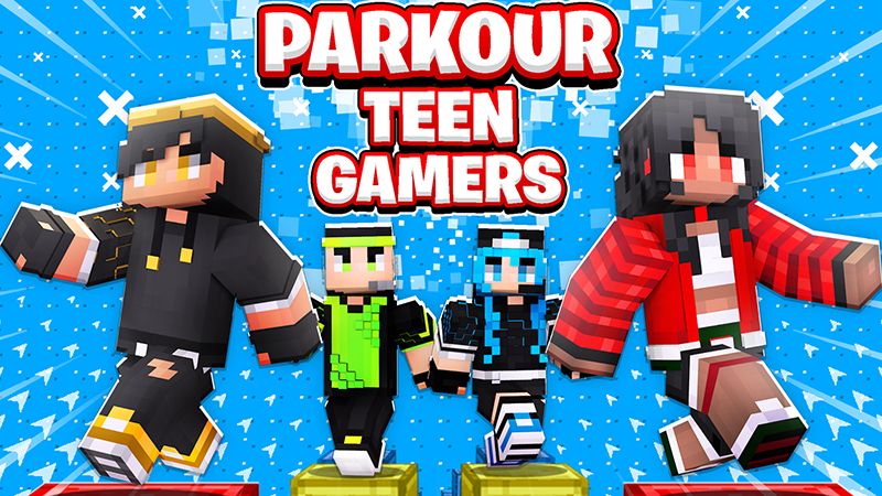 Parkour Teen Gamers on the Minecraft Marketplace by The Lucky Petals