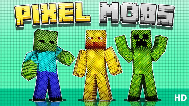 Pixel Mobs HD on the Minecraft Marketplace by The Lucky Petals