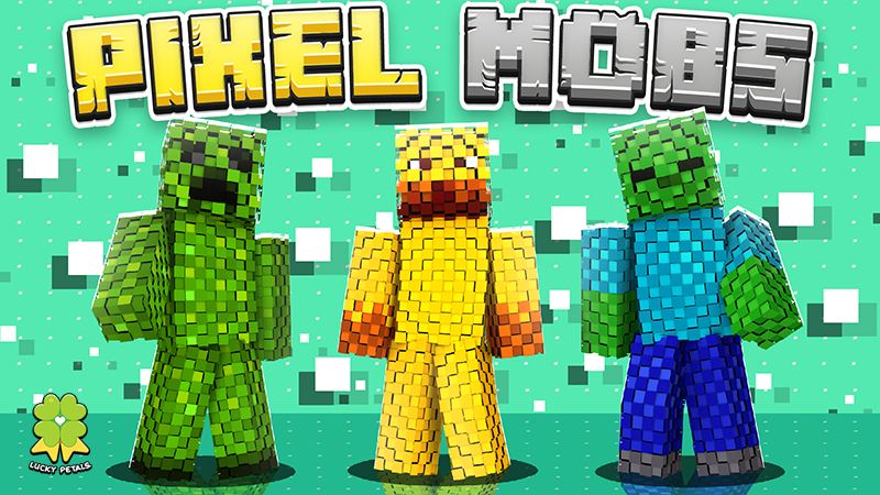 Pixel Mobs on the Minecraft Marketplace by The Lucky Petals