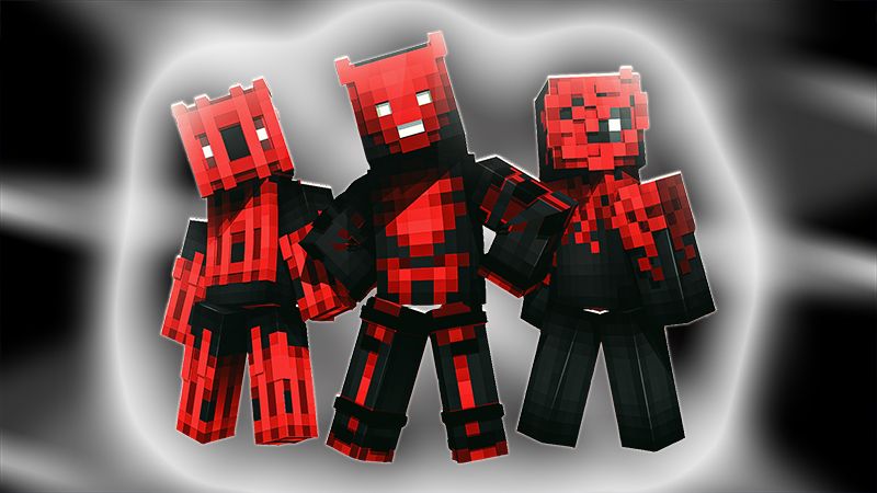 Red Masks on the Minecraft Marketplace by The Lucky Petals