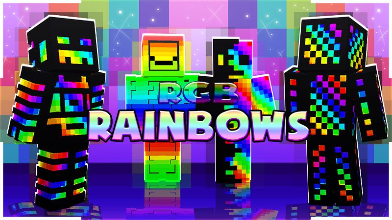 RGB Rainbows on the Minecraft Marketplace by The Lucky Petals