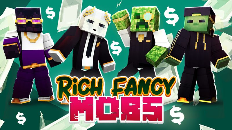 Rich Fancy Mobs on the Minecraft Marketplace by The Lucky Petals