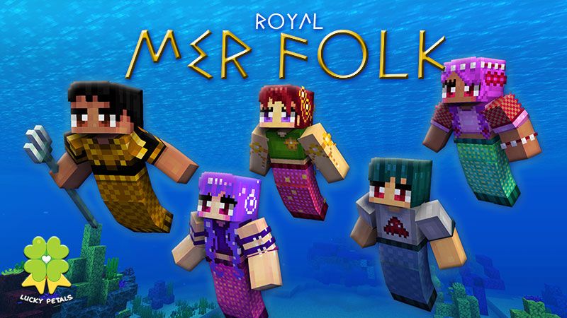 Royal Mer Folk on the Minecraft Marketplace by The Lucky Petals