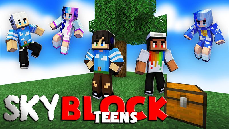 Sky Block Teens on the Minecraft Marketplace by The Lucky Petals