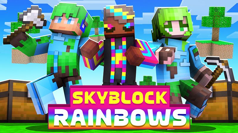 SkyBlock Rainbows on the Minecraft Marketplace by The Lucky Petals