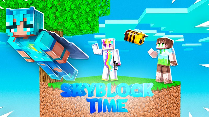 SkyBlock Time on the Minecraft Marketplace by The Lucky Petals