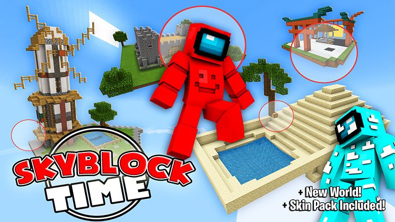 SkyBlock Time on the Minecraft Marketplace by The Lucky Petals