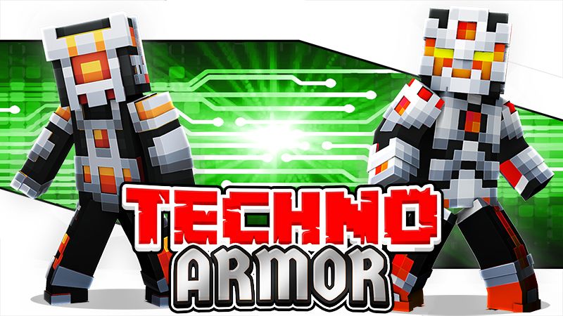 Techno Armor on the Minecraft Marketplace by The Lucky Petals