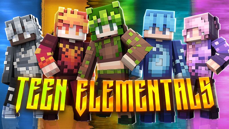 Teen Elementals on the Minecraft Marketplace by The Lucky Petals