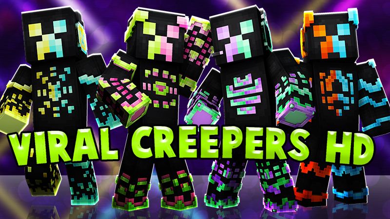 Viral Creepers HD on the Minecraft Marketplace by The Lucky Petals