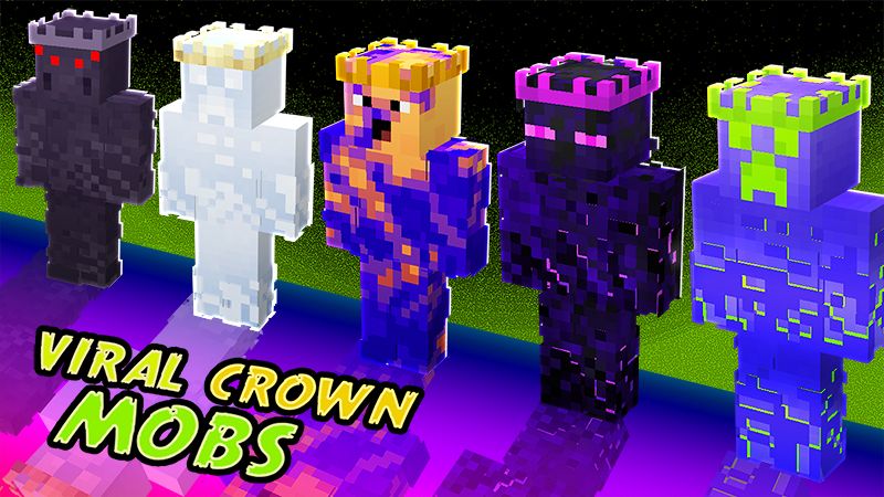 Viral Crown Mobs on the Minecraft Marketplace by The Lucky Petals